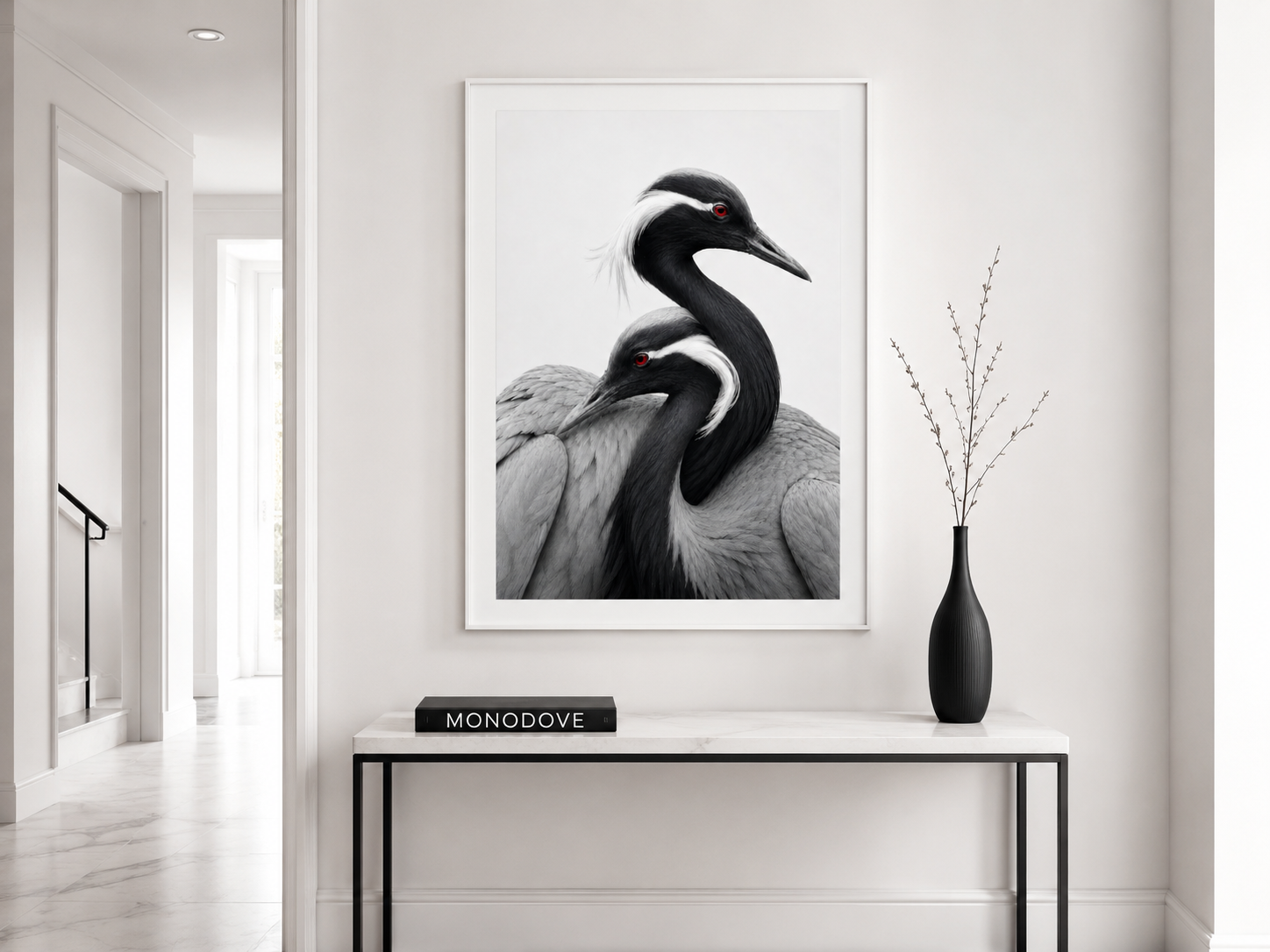Demoiselle Cranes Together