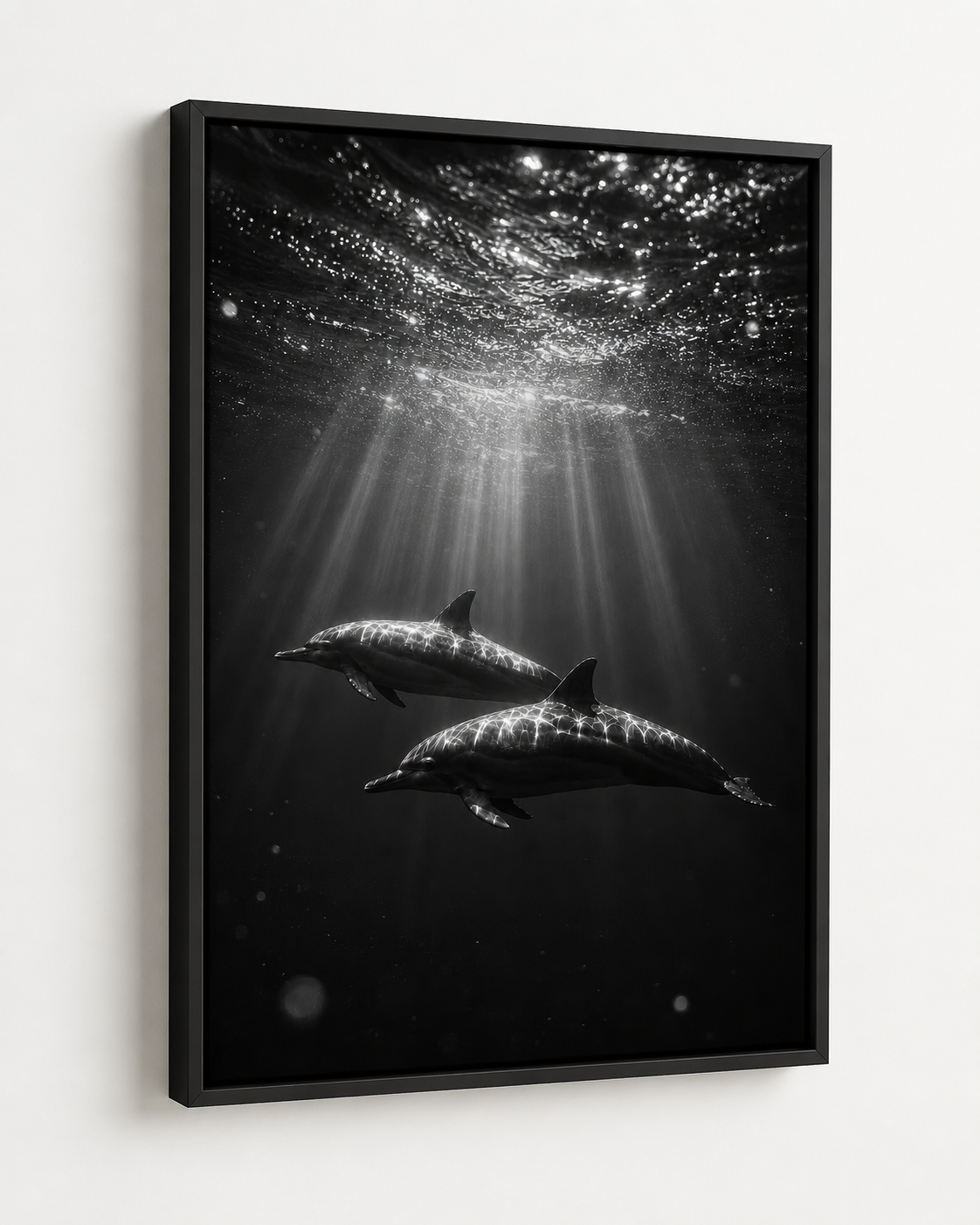 Dolphins Beneath the Surface