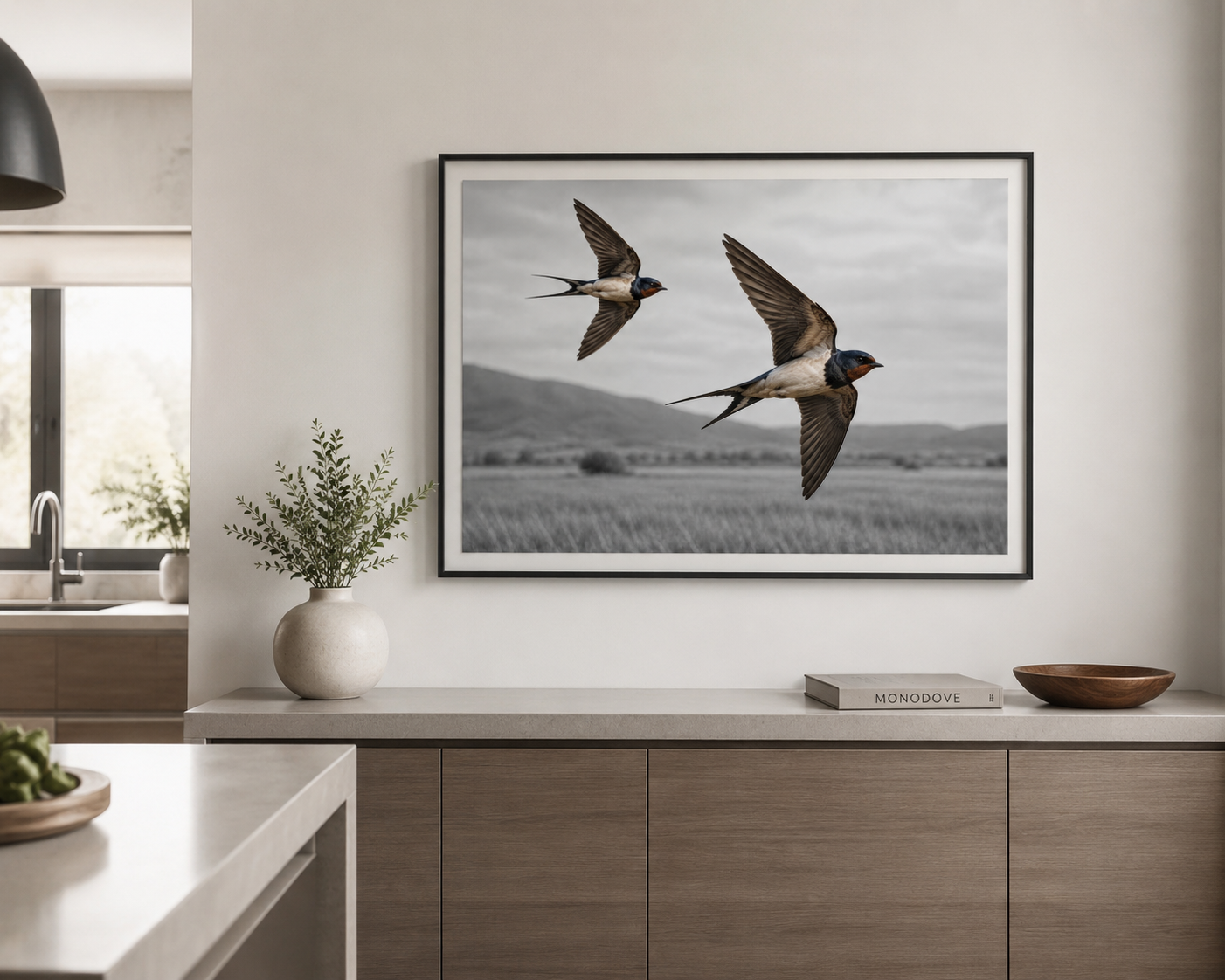 Swallows in Flight
